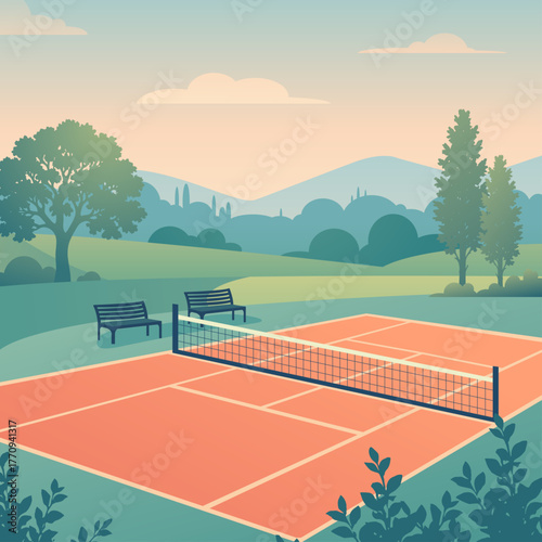 tennis court
