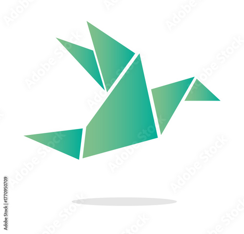 Origami Bird Icon