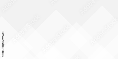 Abstract white and grey geometric overlapping square pattern, design of technology background with shadow. Vector illustration. You can use for add, poster, design artwork, template, banner, wallpaper