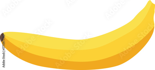 a banana on white background