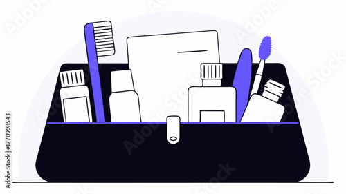 A closeup of a variety of personal care items like soaps toothbrushes and hand sanitizers being organized into care packages highlighting the thoughtful inclusivity of essentials.