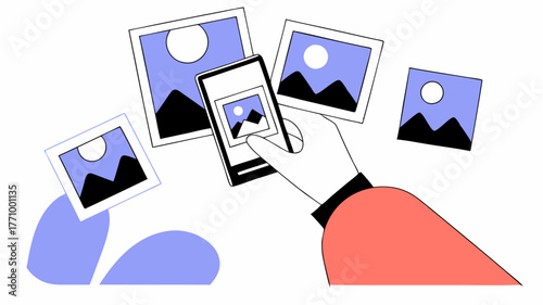 A collective photography project where residents capture their neighborhoods beauty resulting in a collaborative exhibition displayed in a public space showcasing everyones unique