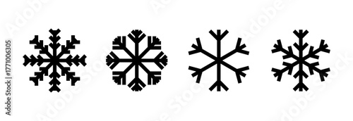 Snow icon vector illustration. snowflake sign and symbol