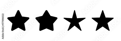 Star Icon vector illustration. rating sign and symbol. favourite star icon