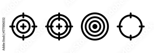 Target icon vector illustration. goal icon vector. target marketing sign and symbol