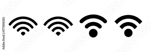 Wifi icon vector illustration. signal sign and symbol. Wireless  icon