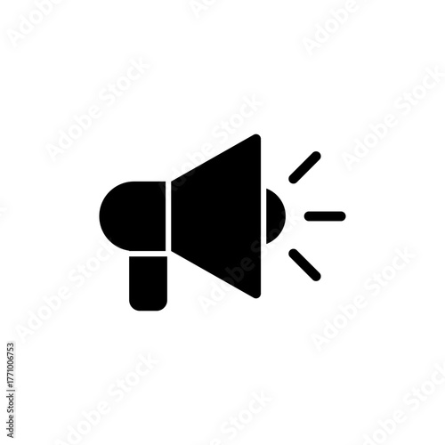 Megaphone icon vector for web and mobile app. Loudspeaker sign and symbol
