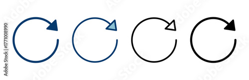 Refresh icon vector isolated on white background. Reload icon vector. Update icon. convert icon