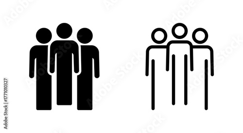 people icon symbol for apps and websites. person sign and symbol. User Icon vector