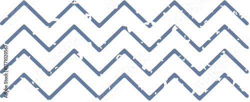 Zigzag Pattern Postage Stamp