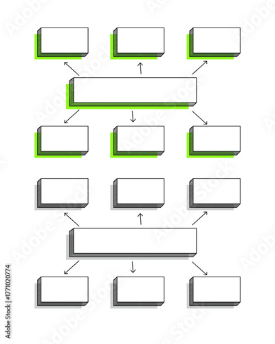 Blank Diagram Template for Project Planning and Organization