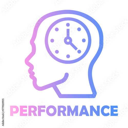 work experience Line Gradient Icon