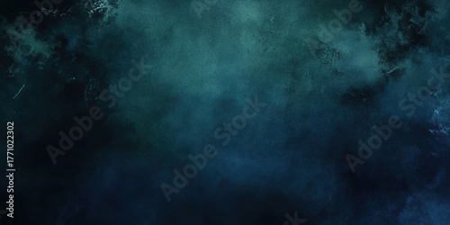 horror green blue clouds, grunge dark smoke texture, black haunted background for horror - thriller- mystery movie poster design