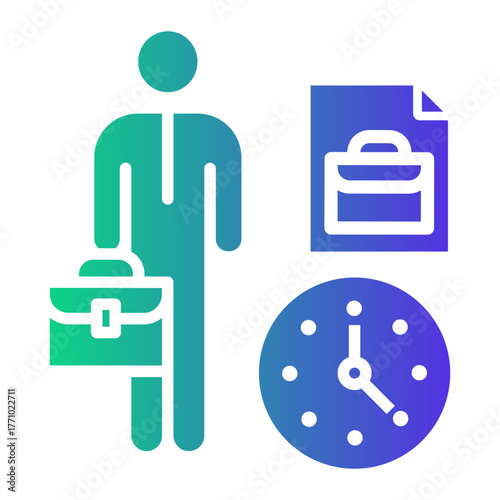 work experience Gradient icon