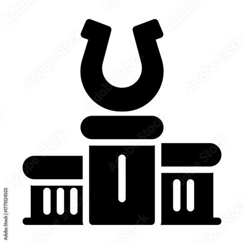 podium Solid icon