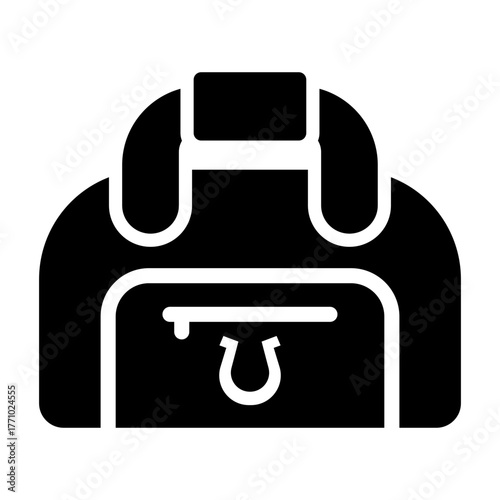duffle bag Solid icon