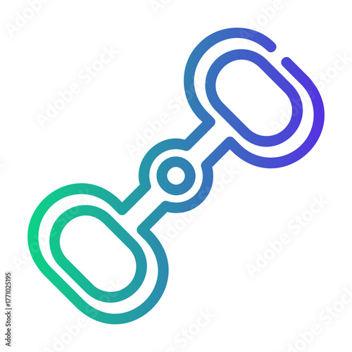 snaffle Line Gradient Icon