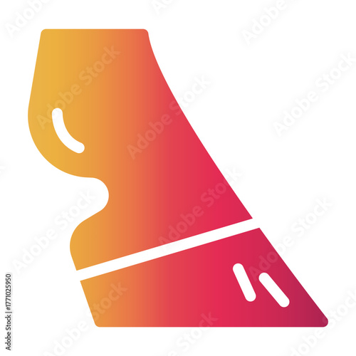 horse feet Gradient icon