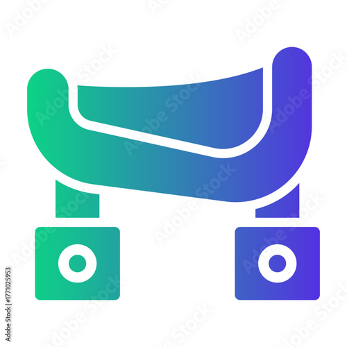 horse saddle Gradient icon