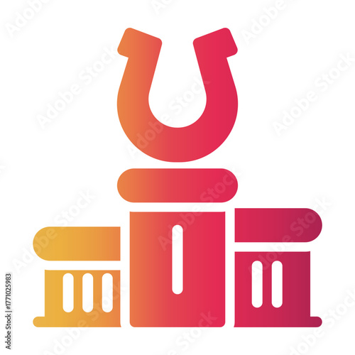 podium Gradient icon