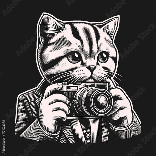 Cat Photographer Captures Moments with Precision and Style.