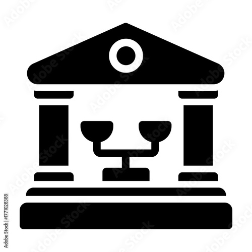 courthouse Solid icon