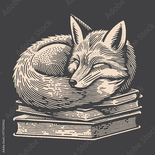 Sleeping Fox on Books: A Literary Dreamscape.
