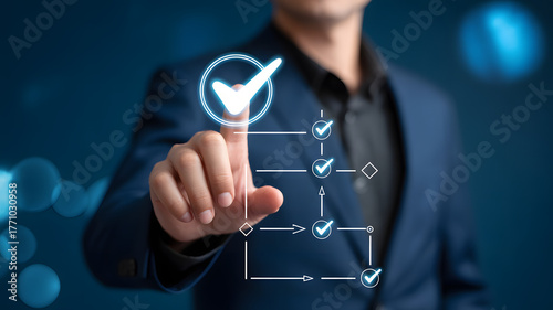 Business process automation with digital checklist streamlines workflow efficiently
