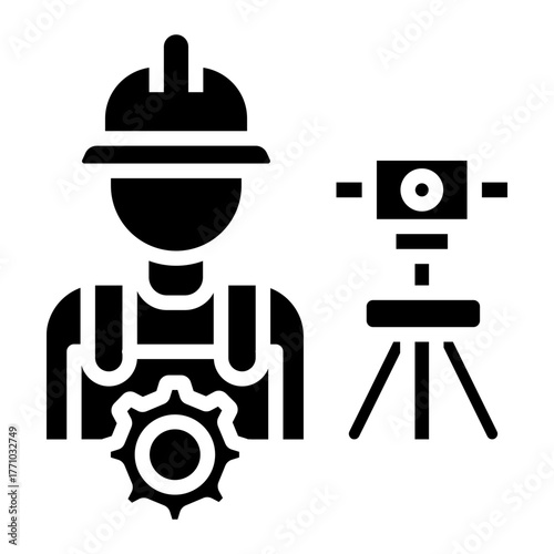 civil engineers Solid icon