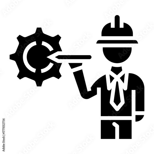 civil engineers Solid icon