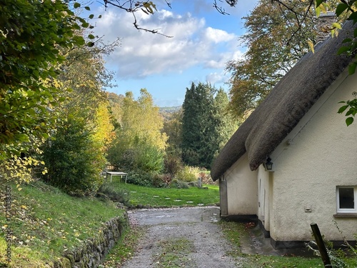 old english cottage in the countryside