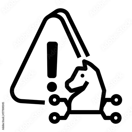 cyber attack Line Icon