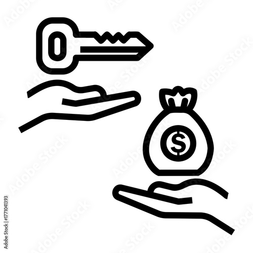 cyber attack Line Icon