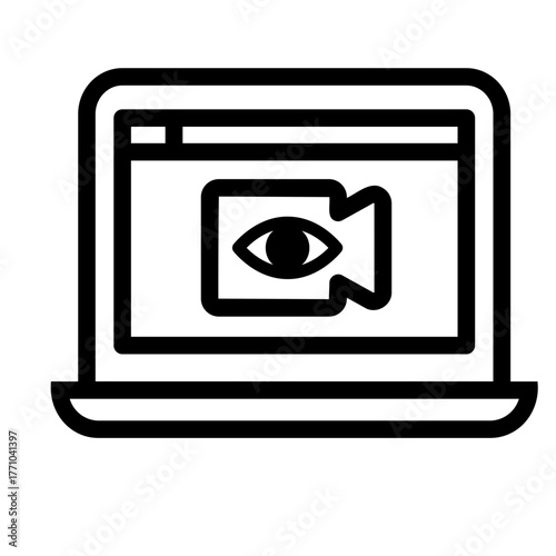 cyber attack Line Icon