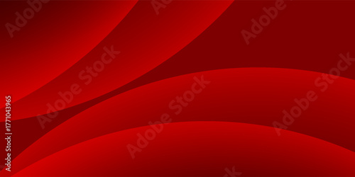 Fototapeta Naklejka Na Ścianę i Meble -  abstract red background with circle element. red wavy background.