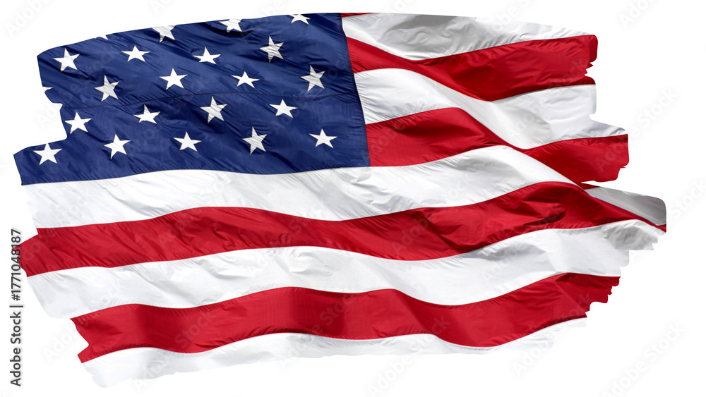 Obraz premium flag of USA or american flag