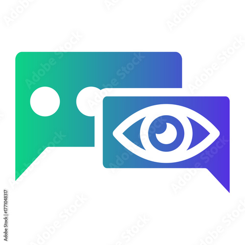 cyber attack Gradient icon