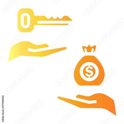 cyber attack Gradient icon