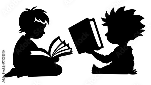 Engaging children's book illustration promoting literacy and education, ideal for schools, libraries, or publishing, originally designed as scalable vector art