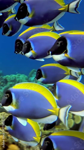 Discover mesmerizing beauty of vibrant and colorful fish swimming gracefully in crystalclear ocean waters Stunning marine spectacle awaits all those who are seeking thrilling adventure and exploration