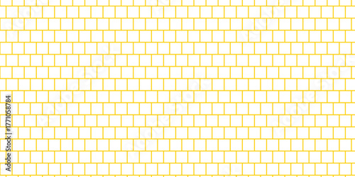 simple yellow outline square pattern art for banner poster background.