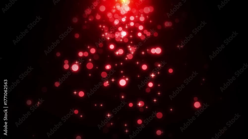 Falling Glitter Stars and Shiny Light Particles Effect. Sparkling Star ...