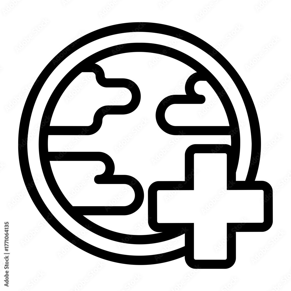 Obraz premium humanitarian Line Icon