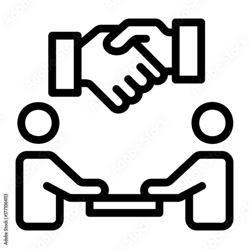 humanitarian Line Icon