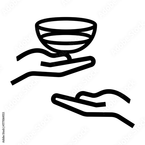 humanitarian Line Icon