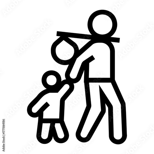 humanitarian Line Icon