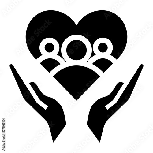 humanitarian Solid icon