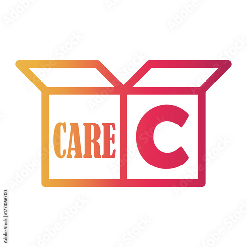 humanitarian Line Gradient Icon