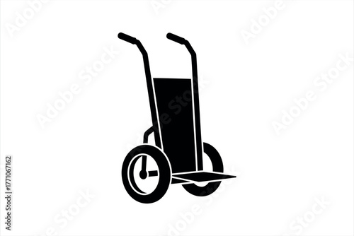 Hand Truck Dolly Icon