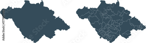Tlaxcala Outline Map Outline and Internal Divisions